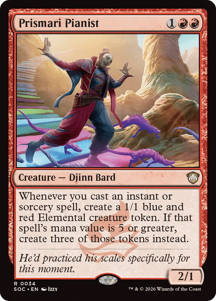 Prismari Pianist [Secrets of Strixhaven Commander] MTG Single Magic: The Gathering  | Multizone: Comics And Games