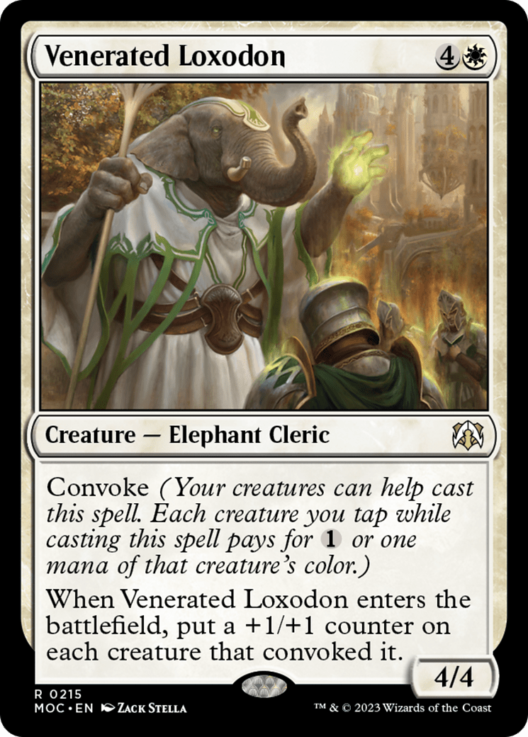 Venerated Loxodon [March of the Machine Commander] | Multizone: Comics And Games