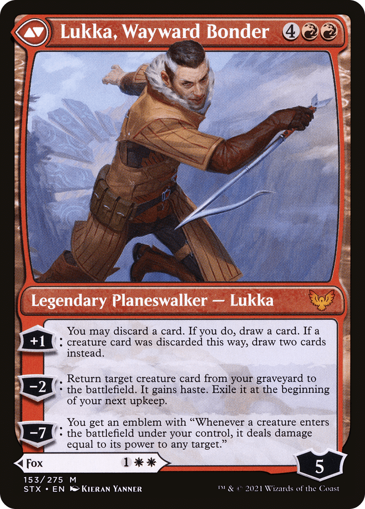 Mila, Crafty Companion // Lukka, Wayward Bonder [Secret Lair: From Cute to Brute] MTG Single Magic: The Gathering  | Multizone: Comics And Games