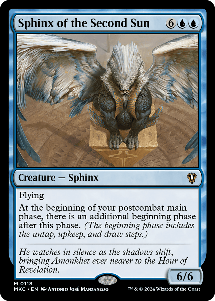 Sphinx of the Second Sun [Murders at Karlov Manor Commander] MTG Single Magic: The Gathering  | Multizone: Comics And Games