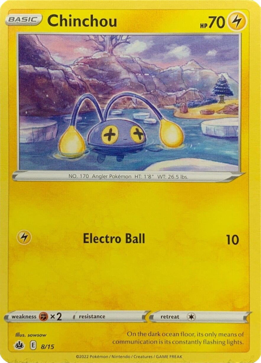 Chinchou (8/15) [McDonald's Promos: Match Battle] Pokemon Single Pokémon  | Multizone: Comics And Games