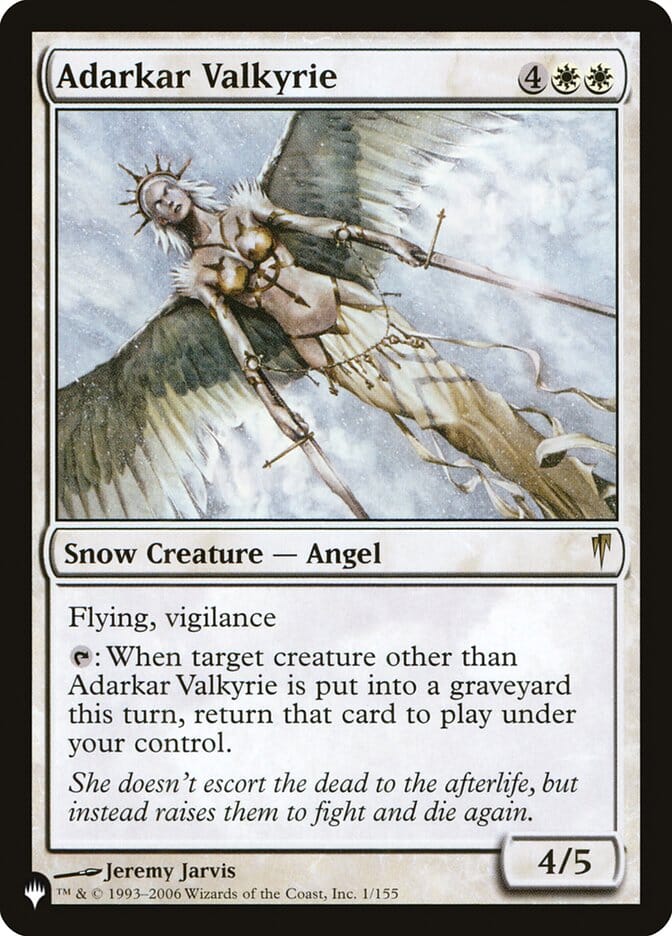 Adarkar Valkyrie [The List] MTG Single Magic: The Gathering  | Multizone: Comics And Games
