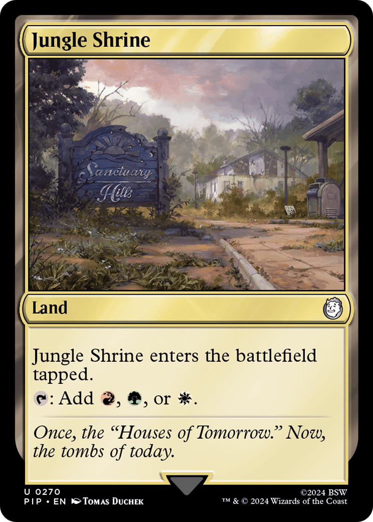 Jungle Shrine [Fallout] MTG Single Magic: The Gathering  | Multizone: Comics And Games