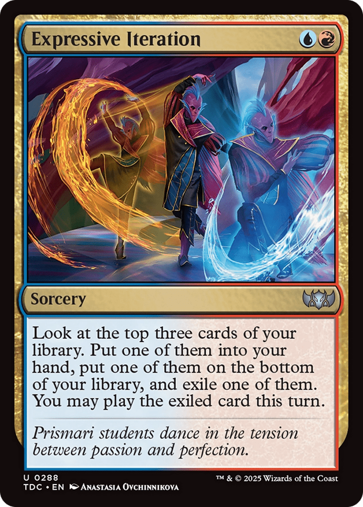 Expressive Iteration [Tarkir: Dragonstorm Commander] MTG Single Magic: The Gathering  | Multizone: Comics And Games
