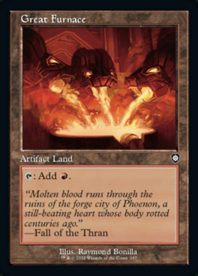 Great Furnace (Retro) [The Brothers' War Commander] MTG Single Magic: The Gathering  | Multizone: Comics And Games