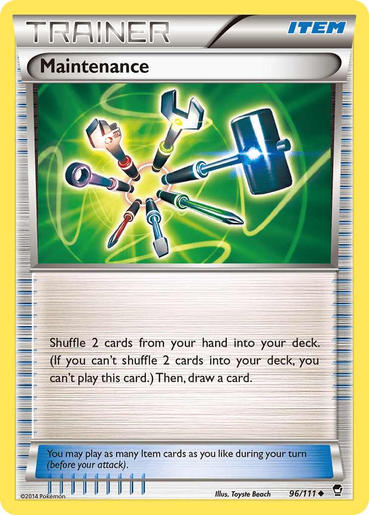 Maintenance (96/111) [XY: Furious Fists] Pokemon Single Pokémon  | Multizone: Comics And Games