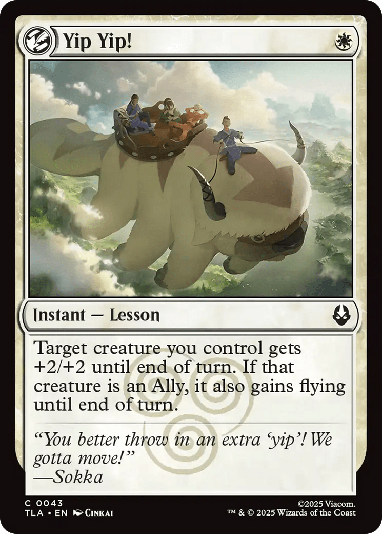 Yip Yip! [Avatar: The Last Airbender] MTG Single Magic: The Gathering  | Multizone: Comics And Games