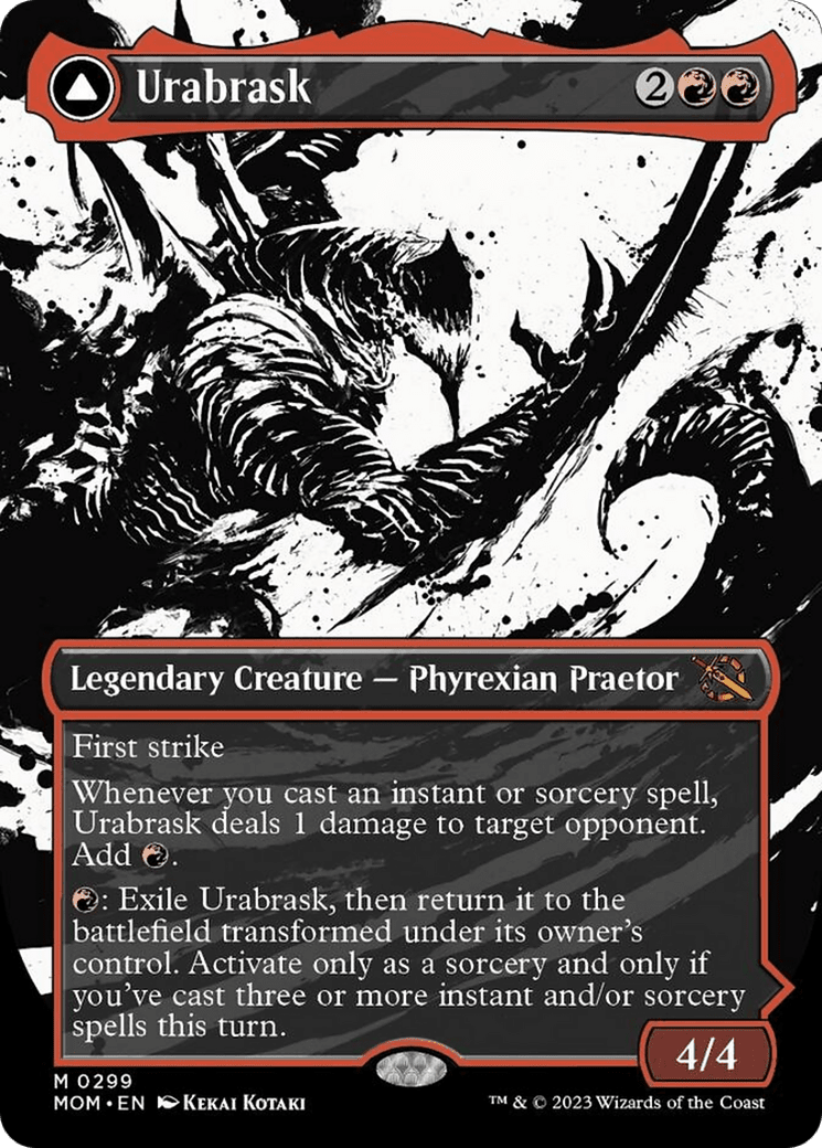 Urabrask // The Great Work (Showcase Planar Booster Fun) [March of the Machine] MTG Single Magic: The Gathering  | Multizone: Comics And Games