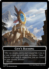 Tiny // City's Blessing Double-Sided Token [Secret Lair Drop Series] MTG Single Magic: The Gathering  | Multizone: Comics And Games