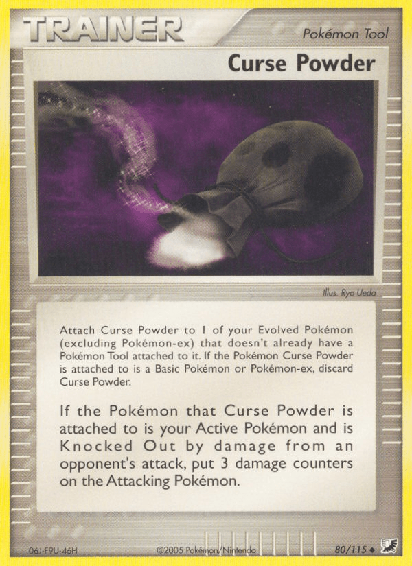 Curse Powder (80/115) [EX: Unseen Forces] Pokemon Single Pokémon  | Multizone: Comics And Games