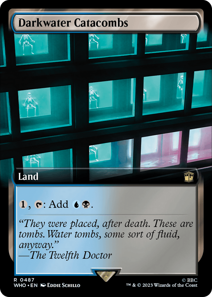 Darkwater Catacombs (Extended Art) [Doctor Who] MTG Single Magic: The Gathering  | Multizone: Comics And Games