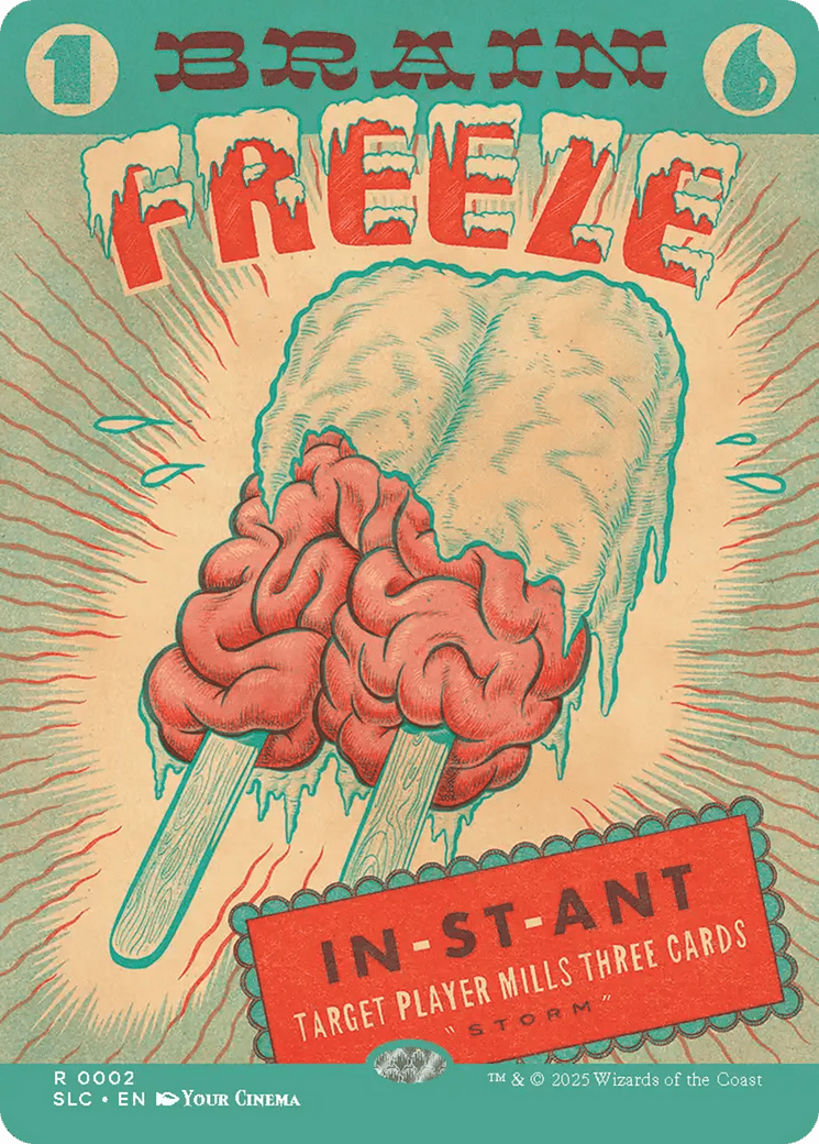 Brain Freeze [Secret Lair Countdown Kit] MTG Single Magic: The Gathering  | Multizone: Comics And Games