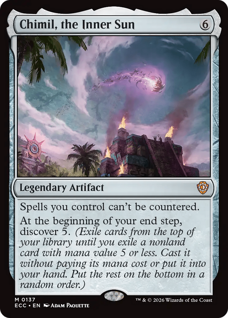 Chimil, the Inner Sun [Lorwyn Eclipsed Commander] MTG Single Magic: The Gathering  | Multizone: Comics And Games