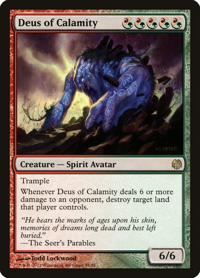 Deus of Calamity [Duel Decks: Heroes vs. Monsters] MTG Single Magic: The Gathering  | Multizone: Comics And Games