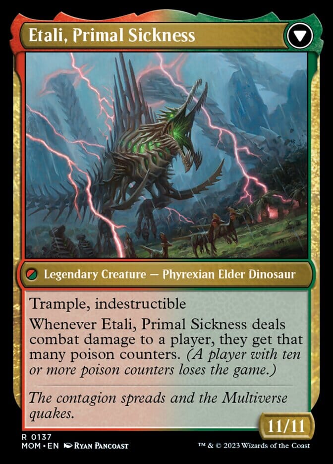 Etali, Primal Conqueror // Etali, Primal Sickness [March of the Machine] MTG Single Magic: The Gathering  | Multizone: Comics And Games