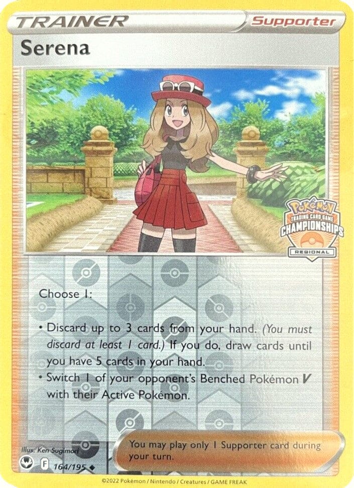 Serena (164/195) (Regional Championships) [Sword & Shield: Silver Tempest] Pokemon Single Pokémon  | Multizone: Comics And Games