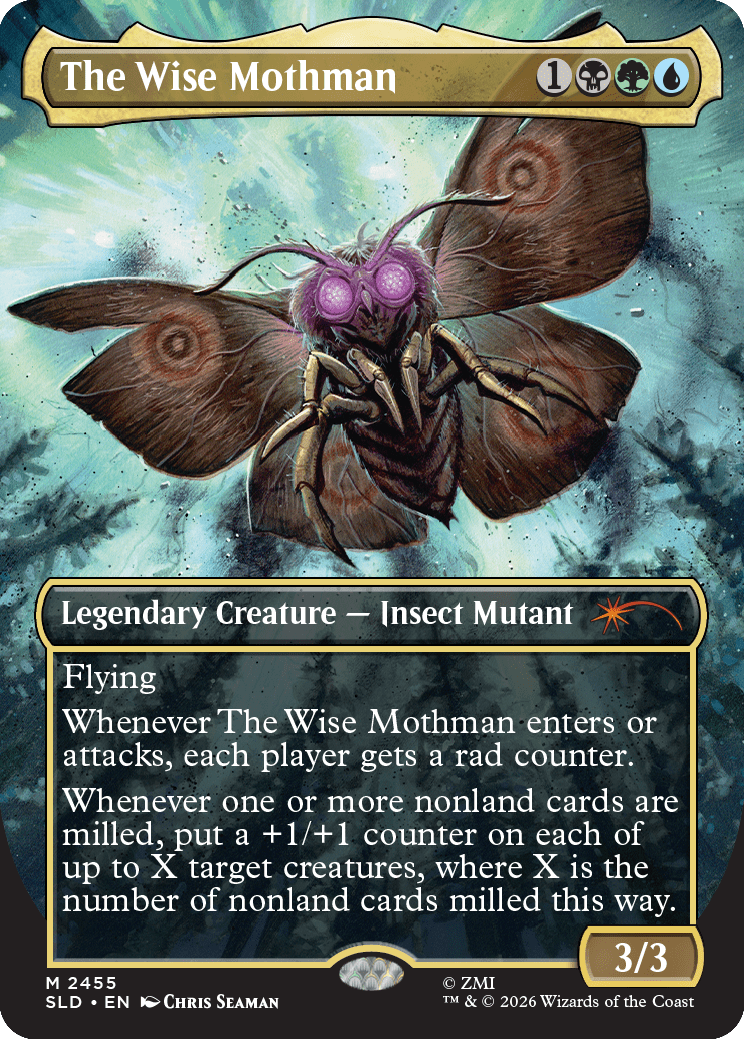 The Wise Mothman [Secret Lair Drops] MTG Single Wizards of the Coast  | Multizone: Comics And Games
