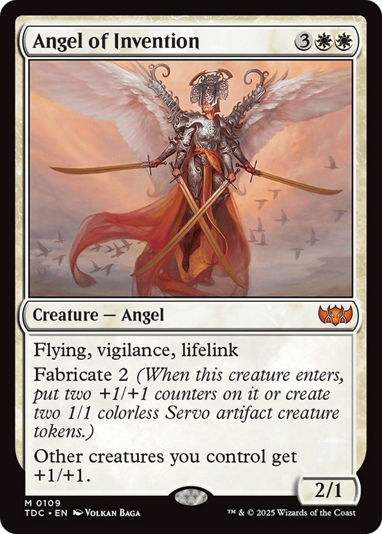 Angel of Invention [Tarkir: Dragonstorm Commander] MTG Single Magic: The Gathering  | Multizone: Comics And Games