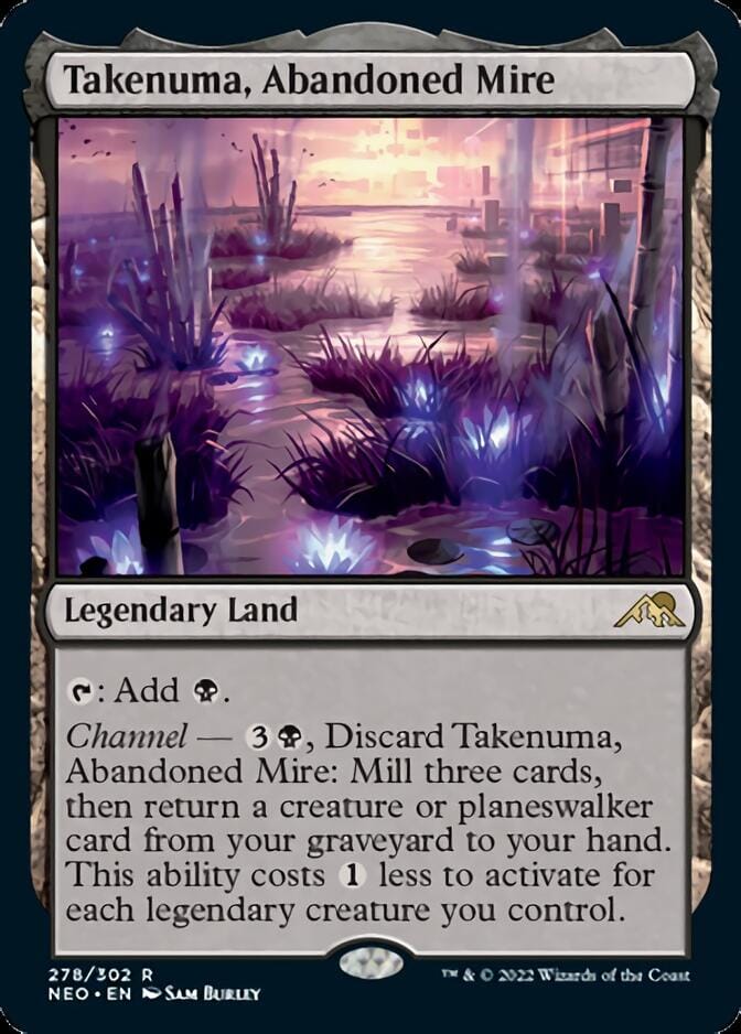 Takenuma, Abandoned Mire [Kamigawa: Neon Dynasty] MTG Single Magic: The Gathering  | Multizone: Comics And Games