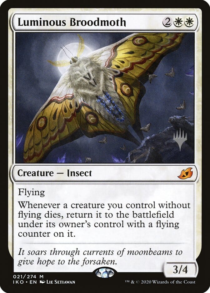 Luminous Broodmoth (Promo Pack) [Ikoria: Lair of Behemoths Promos] MTG Single Magic: The Gathering  | Multizone: Comics And Games