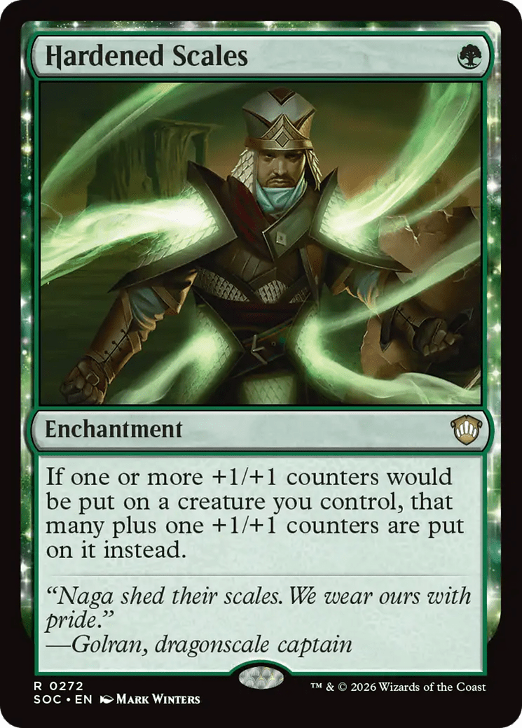 Hardened Scales [Secrets of Strixhaven Commander] MTG Single Magic: The Gathering  | Multizone: Comics And Games