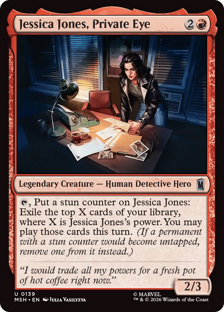 Jessica Jones, Private Eye [Marvel Super Heroes] MTG Single Magic: The Gathering  | Multizone: Comics And Games