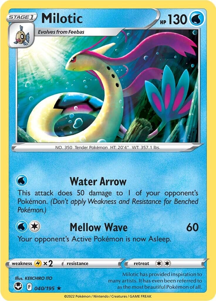 Milotic (040/195) [Sword & Shield: Silver Tempest] Pokemon Single Pokémon  | Multizone: Comics And Games