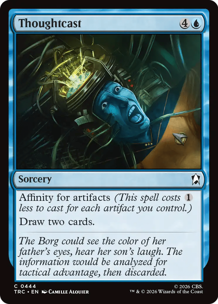 Thoughtcast (Surge Foil) [Star Trek Commander] MTG Single Magic: The Gathering  | Multizone: Comics And Games