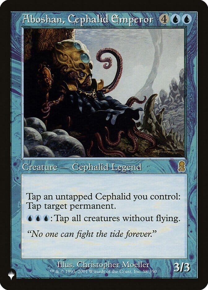 Aboshan, Cephalid Emperor [The List] MTG Single Magic: The Gathering  | Multizone: Comics And Games