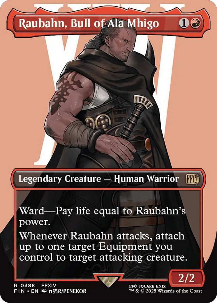 Raubahn, Bull of Ala Mhigo (Borderless) [FINAL FANTASY] MTG Single Magic: The Gathering  | Multizone: Comics And Games