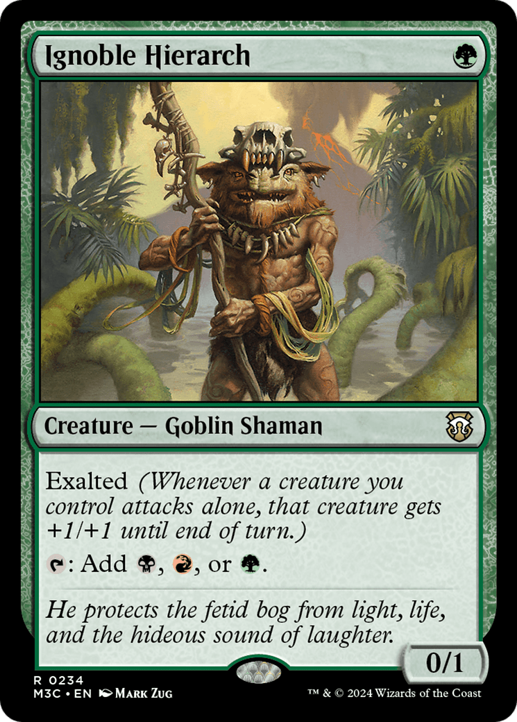 Ignoble Hierarch [Modern Horizons 3 Commander] MTG Single Magic: The Gathering  | Multizone: Comics And Games