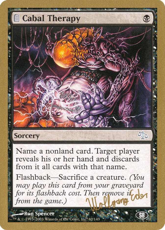 Cabal Therapy (Wolfgang Eder) (SB) [World Championship Decks 2003] MTG Single Magic: The Gathering  | Multizone: Comics And Games