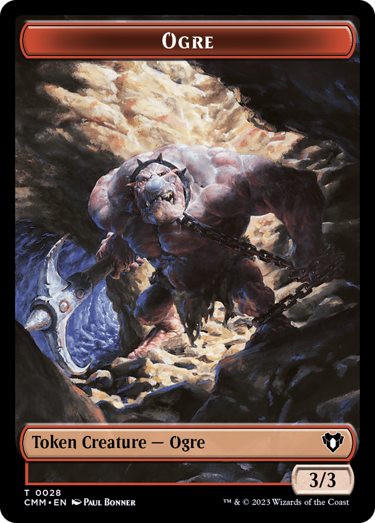 Ogre Token [Commander Masters Tokens] MTG Single Magic: The Gathering  | Multizone: Comics And Games