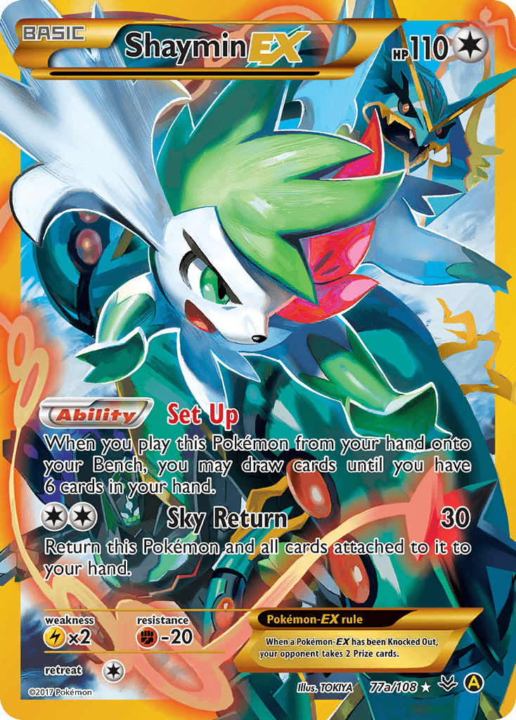 Shaymin EX (77a/108) [Alternate Art Promos] Pokemon Single Pokémon  | Multizone: Comics And Games