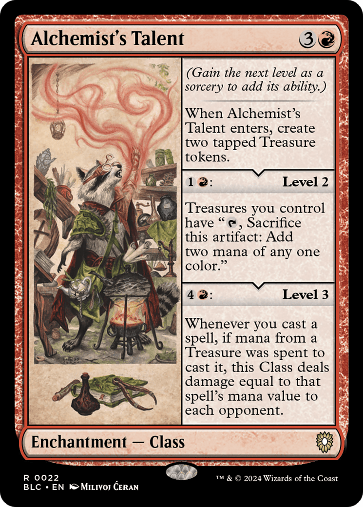 Alchemist's Talent [Bloomburrow Commander] MTG Single Magic: The Gathering  | Multizone: Comics And Games