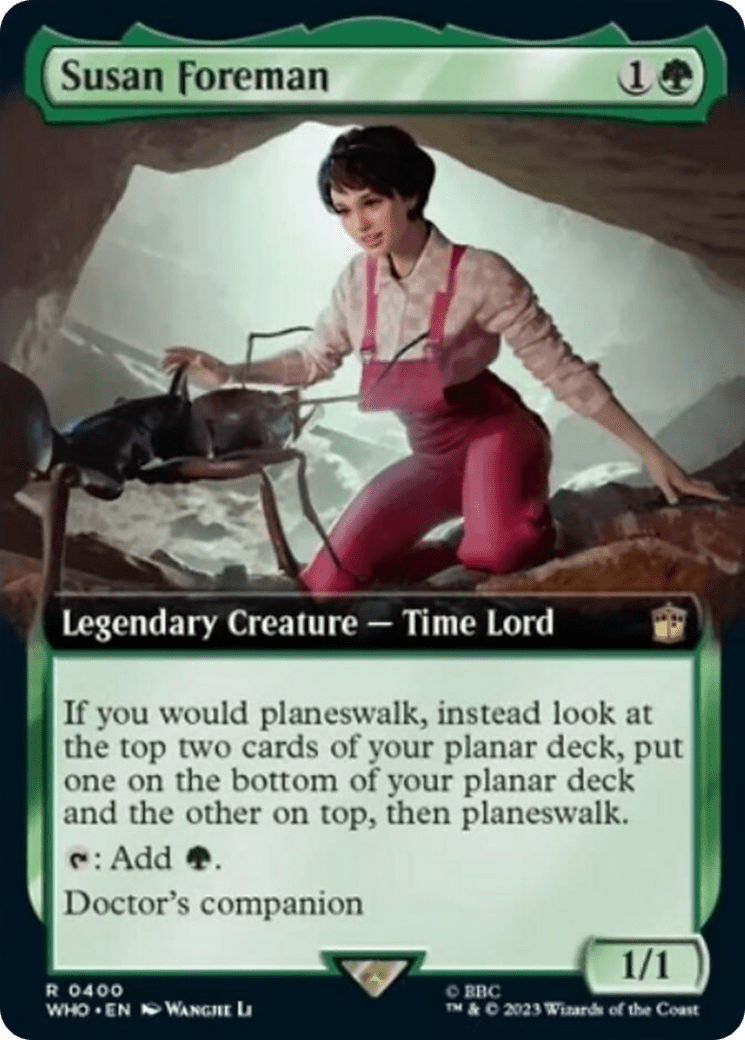 Susan Foreman (Extended Art) [Doctor Who] MTG Single Magic: The Gathering  | Multizone: Comics And Games