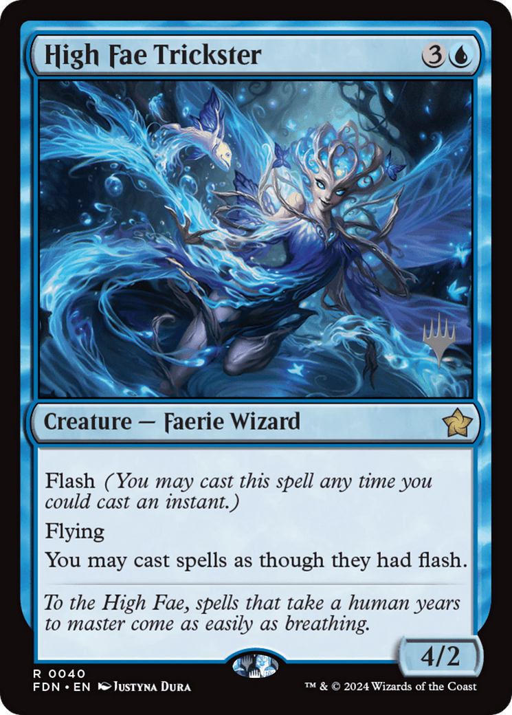 High Fae Trickster [Foundations Promos] MTG Single Magic: The Gathering  | Multizone: Comics And Games