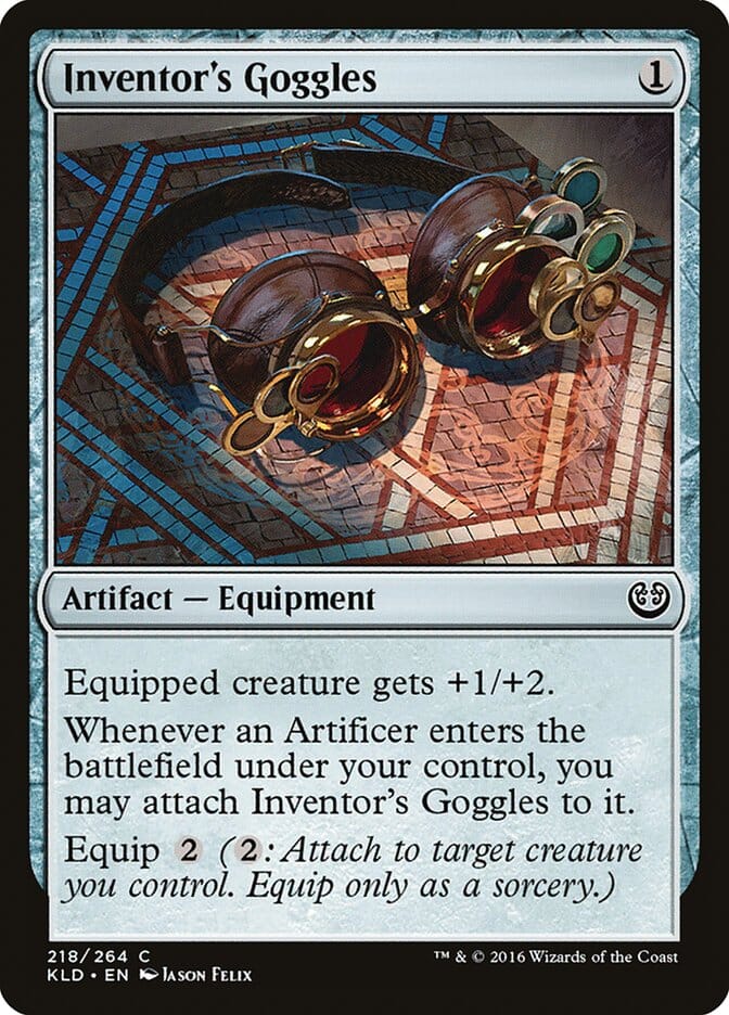 Inventor's Goggles [Kaladesh] MTG Single Magic: The Gathering  | Multizone: Comics And Games