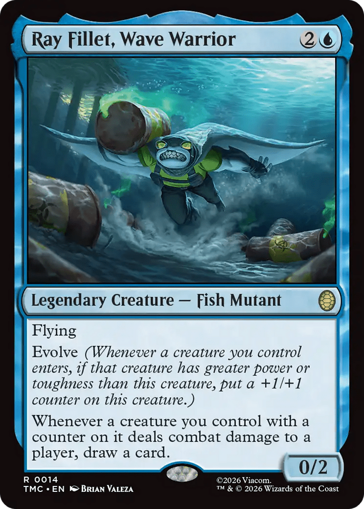 Ray Fillet, Wave Warrior [Teenage Mutant Ninja Turtles Commander] MTG Single Magic: The Gathering  | Multizone: Comics And Games