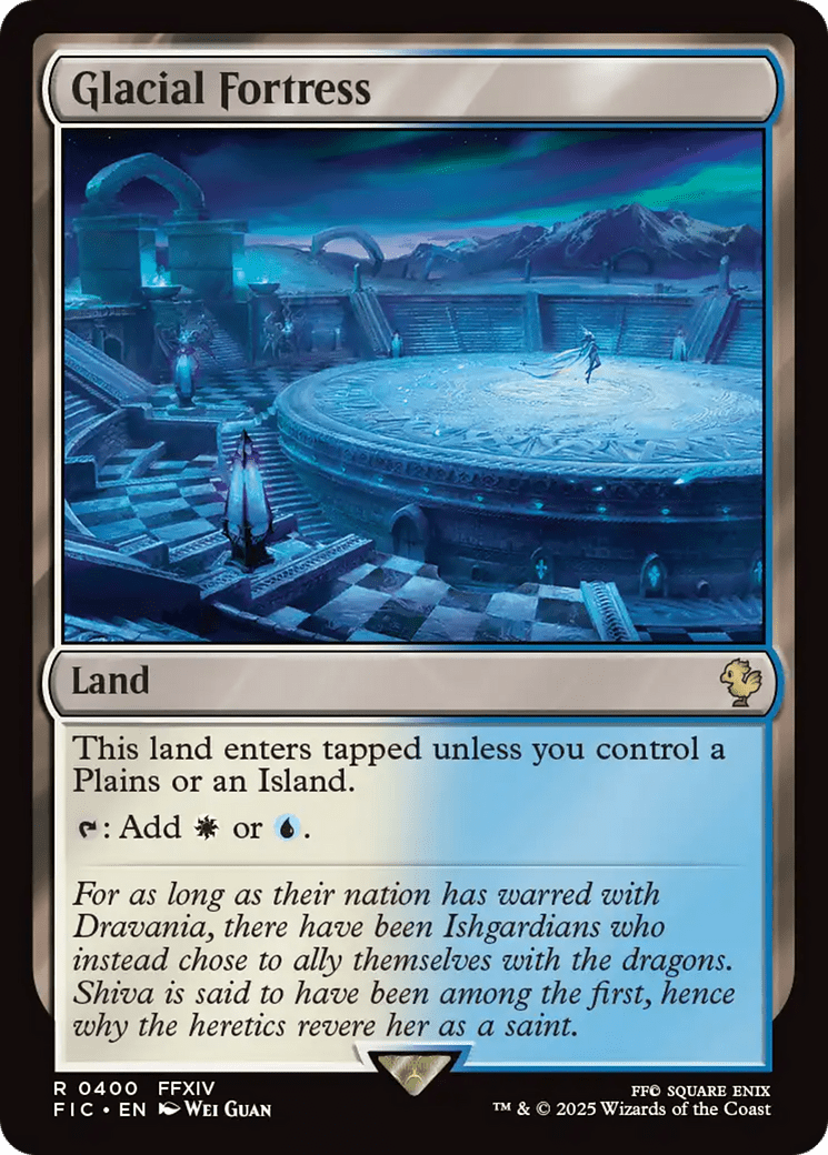 Glacial Fortress [FINAL FANTASY Commander] MTG Single Magic: The Gathering  | Multizone: Comics And Games