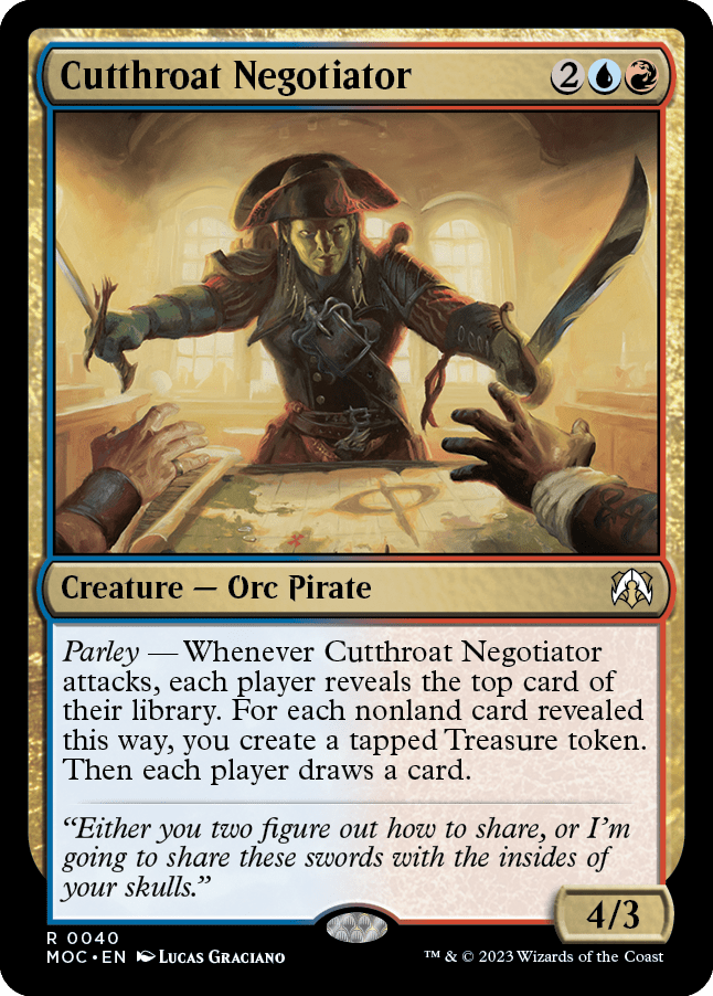 Cutthroat Negotiator [March of the Machine Commander] MTG Single Magic: The Gathering  | Multizone: Comics And Games