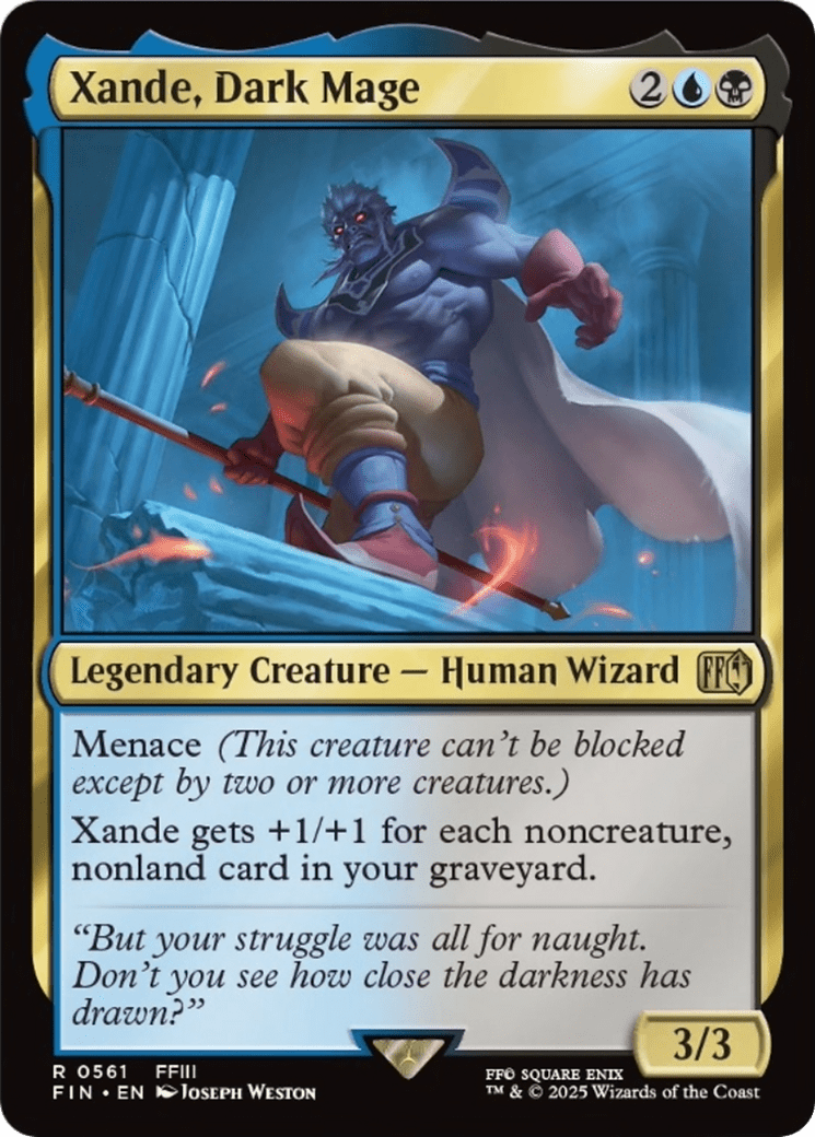 Xande, Dark Mage [FINAL FANTASY] MTG Single Magic: The Gathering  | Multizone: Comics And Games