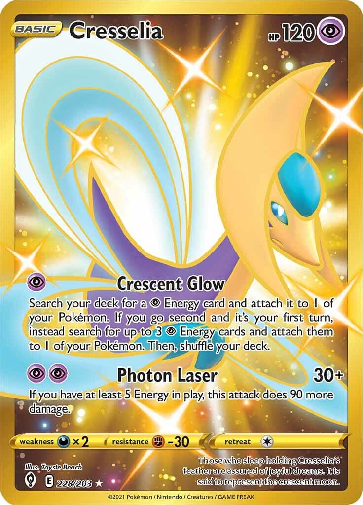 Cresselia (228/203) [Sword & Shield: Evolving Skies] Pokemon Single Pokémon  | Multizone: Comics And Games