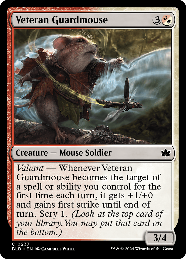 Veteran Guardmouse [Bloomburrow] | Multizone: Comics And Games