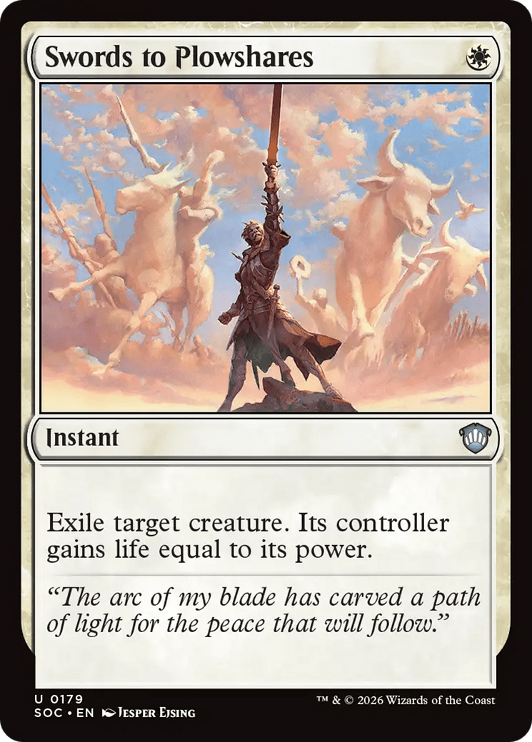Swords to Plowshares [Secrets of Strixhaven Commander] MTG Single Magic: The Gathering  | Multizone: Comics And Games