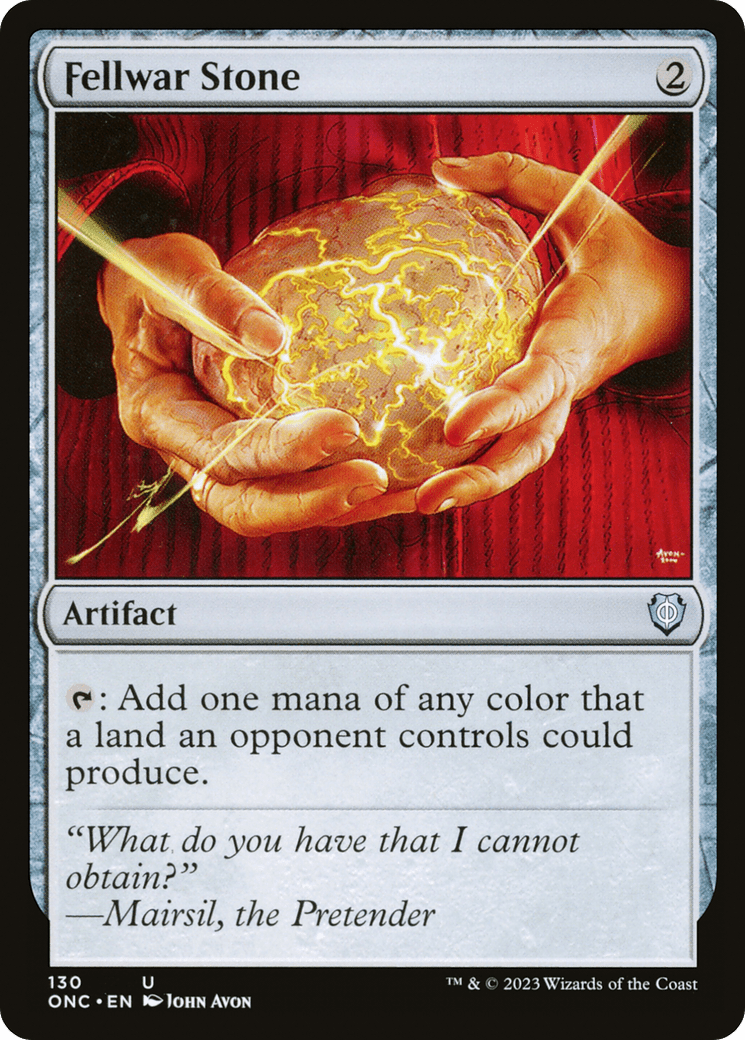 Fellwar Stone [Phyrexia: All Will Be One Commander] MTG Single Magic: The Gathering  | Multizone: Comics And Games