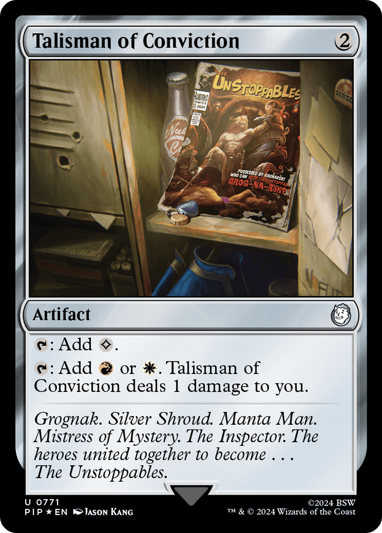 Talisman of Conviction (Surge Foil) [Fallout] MTG Single Magic: The Gathering  | Multizone: Comics And Games