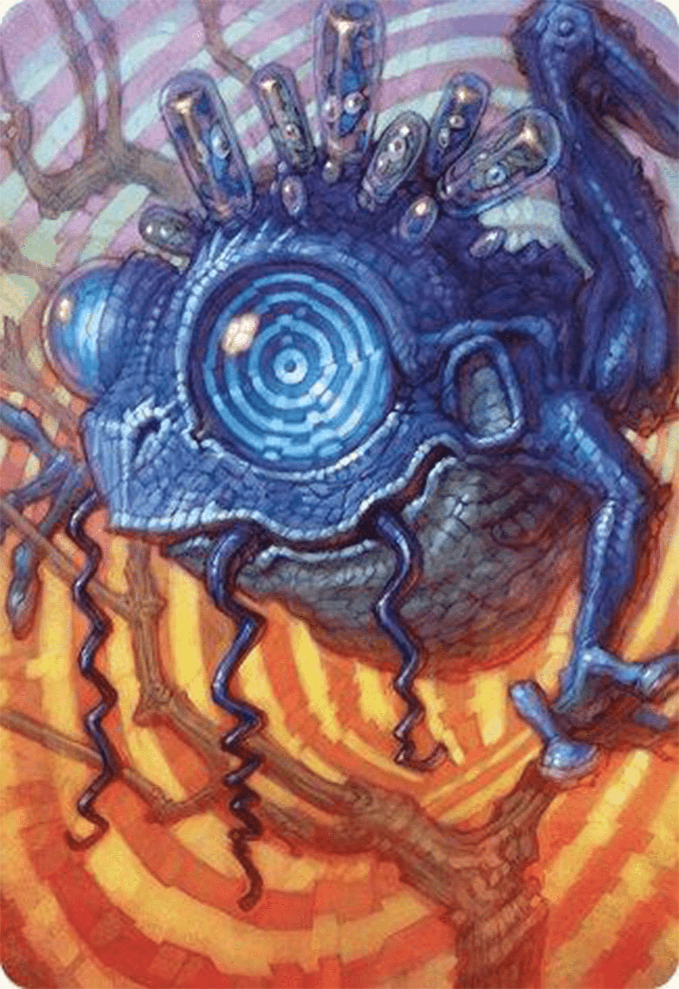 Psychic Frog Art Card [Modern Horizons 3 Art Series] MTG Single Magic: The Gathering  | Multizone: Comics And Games
