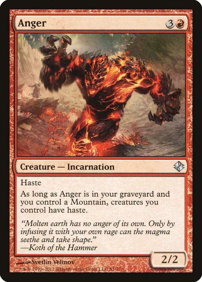 Anger [Duel Decks: Venser vs. Koth] MTG Single Magic: The Gathering  | Multizone: Comics And Games