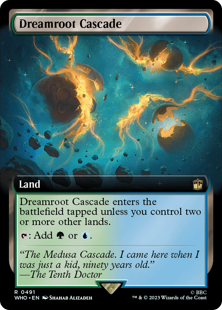 Dreamroot Cascade (Extended Art) [Doctor Who] MTG Single Magic: The Gathering  | Multizone: Comics And Games